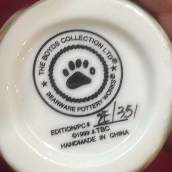 Boyds Bears & Friends FIREMAN figures ceramic fire fighters baby 2 teddy bears - Picture 11 of 13